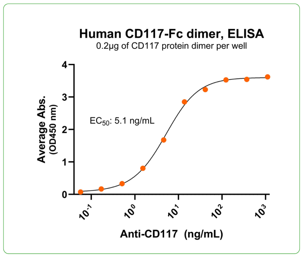CD117 his tag human antibody binding