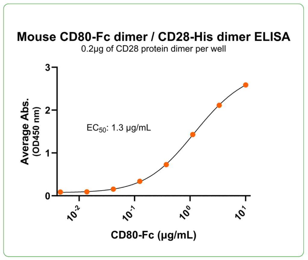 mouse cd28 protein his ligand binding