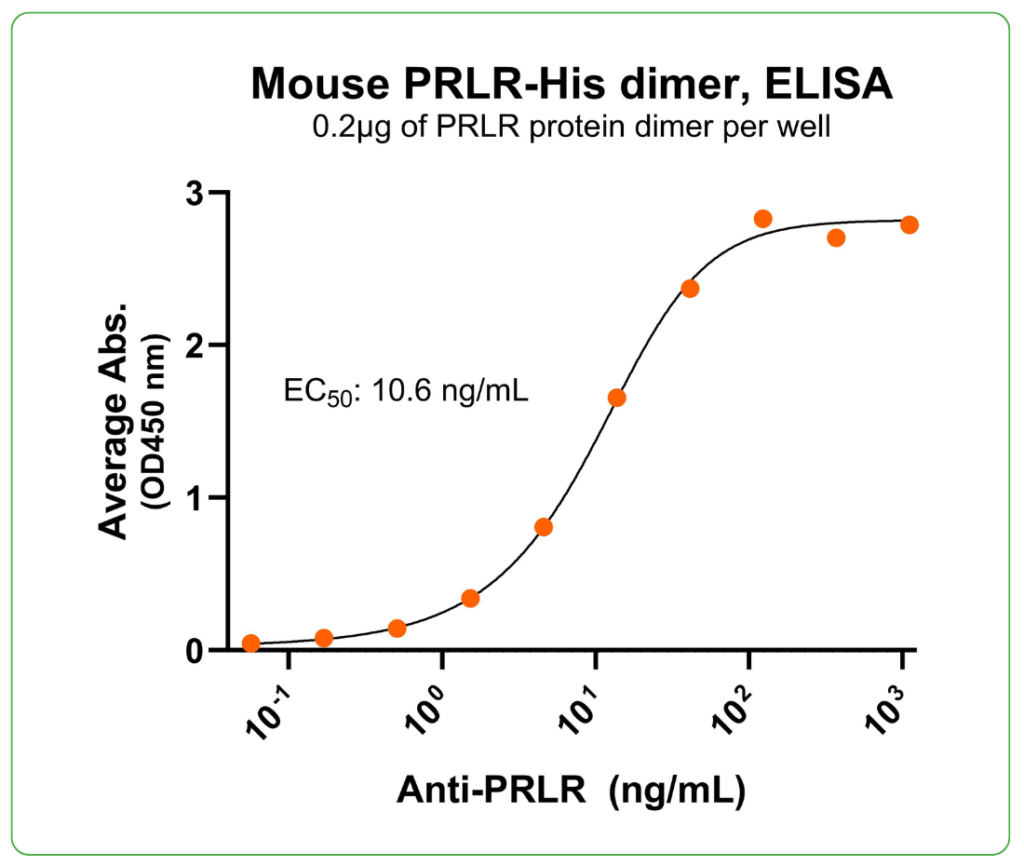 mouse PRLR protein his ab binding
