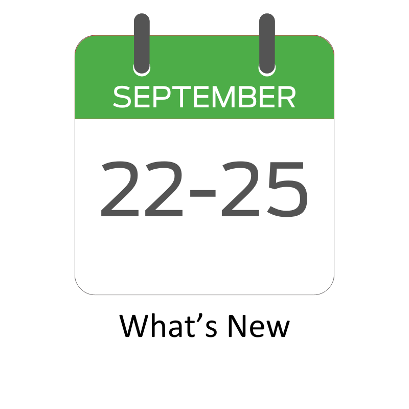 september 22-25